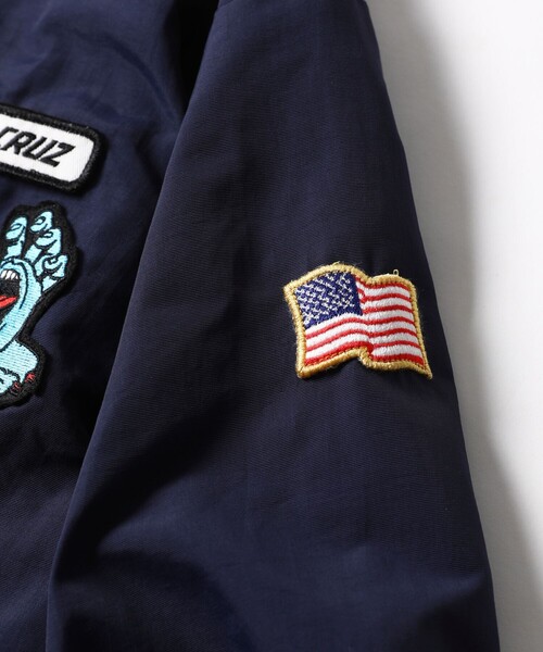 SANTA CRUZ×FREAK'S STORE コーチジャケット Mサイズ FREAK'S STORE 「FREAK'S STORE」 「SANTA CRUZ」コーチ