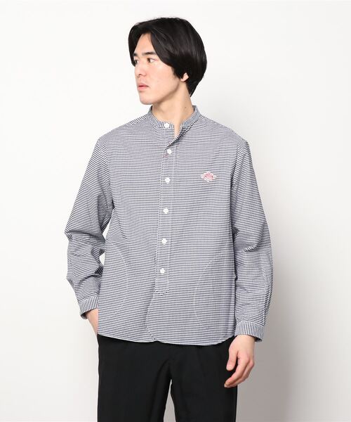 Danton 「DANTON」 長袖シャツ 44 ブラック メンズ : ZOZOTOWN