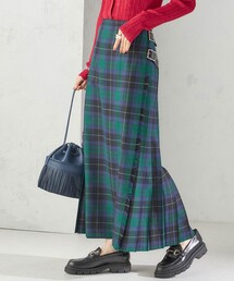 SHIPS別注 O’NEIL OF DUBLIN キルトスカート　カシミア SHIPS（シップス） スカート 「SHIPS別注」O'NEIL OF DUBLIN: 50th
