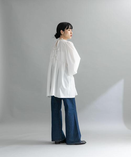 KBF（ケービーエフ） チュニック 「WEB限定」BACKリボンチュニック