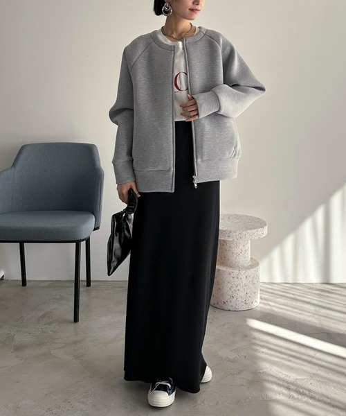 「DOUX ARCHIVES」 ブルゾン 38 グレー レディース_画像6