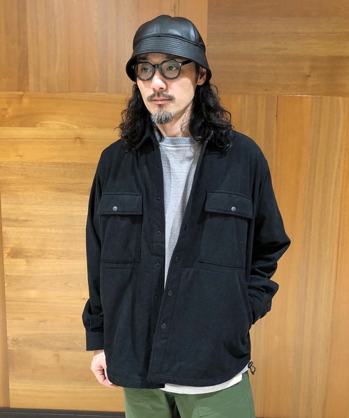 グランドパーク（Grand PARK）/BROOKLYN OVERALL＜ブルックリンオーバーオール＞ポリコール裏起毛マルチシャツ BROOKLYN OVERALL（ブルックリンオーバーオール） シャツ BROOKLYN