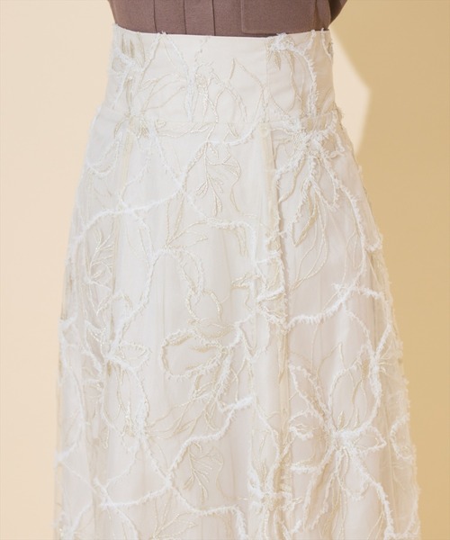 WILLSELECTION（ウィルセレクション） スカート ラメ刺繍チュール