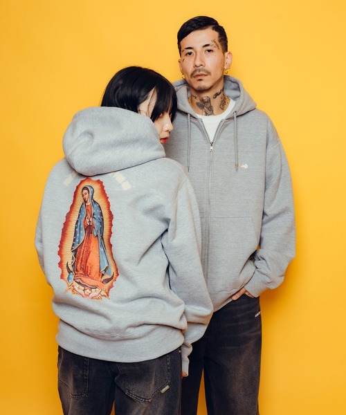 Subciety（サブサエティ） パーカー Guadalupe zip hoodie メンズ