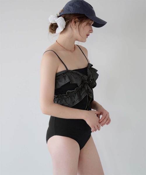 SEA DRESS（シードレス） 水着 フリルビスチェ付ワンピース/水着