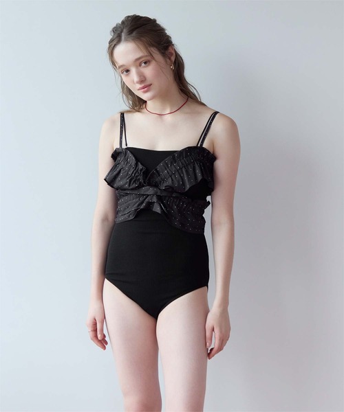 SEA DRESS（シードレス） 水着 フリルビスチェ付ワンピース/水着