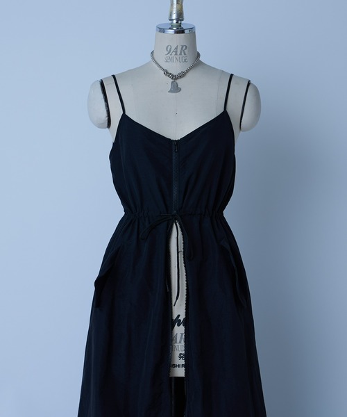 「Six M」 キャミソールワンピース FREE ブラック レディース_画像8