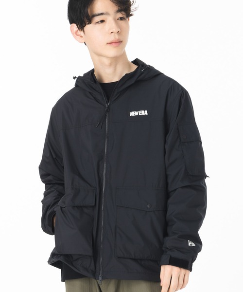 ★未使用 NEW ERA ニューエラ マウンテンパーカー Lサイズ ブラック NEW ERA（ニューエラ） マウンテンパーカー L ブラック メンズ