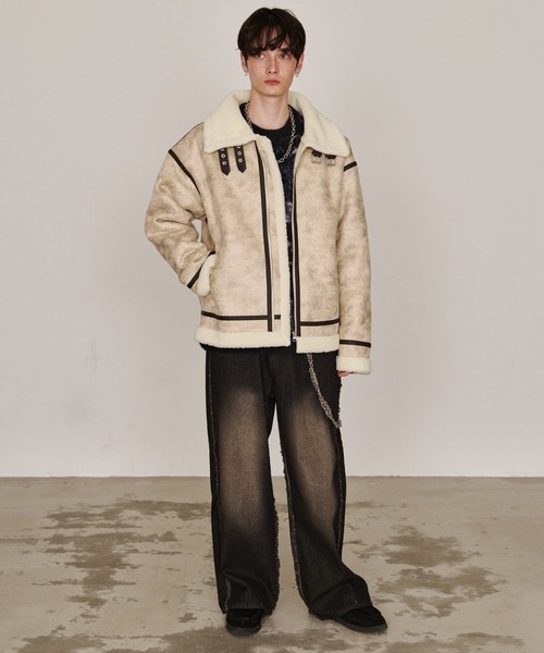 「Revo.」 「suggestion」ブルゾン M ブラック メンズ_画像3