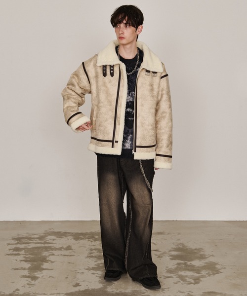 「Revo.」 「suggestion」ブルゾン M ブラック メンズ_画像4