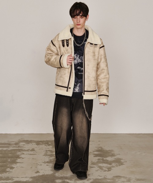 「Revo.」 「suggestion」ブルゾン M ブラック メンズ_画像5