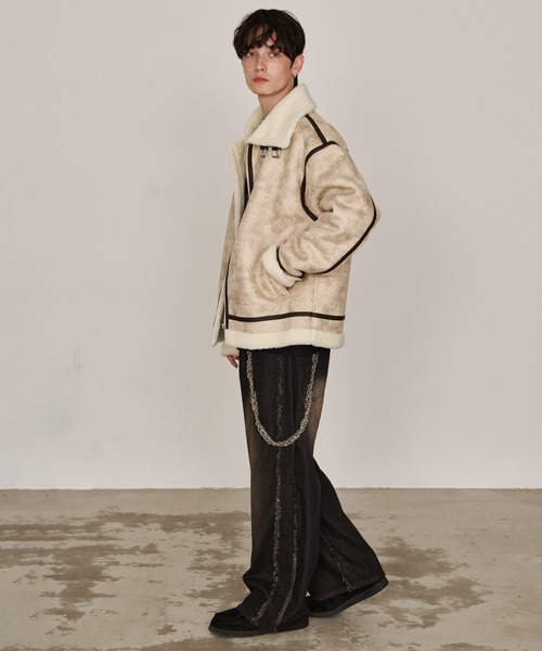 「Revo.」 「suggestion」ブルゾン M ブラック メンズ_画像9