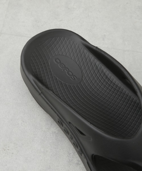 「OOFOS」 サンダル 27 ブラック メンズ_画像8