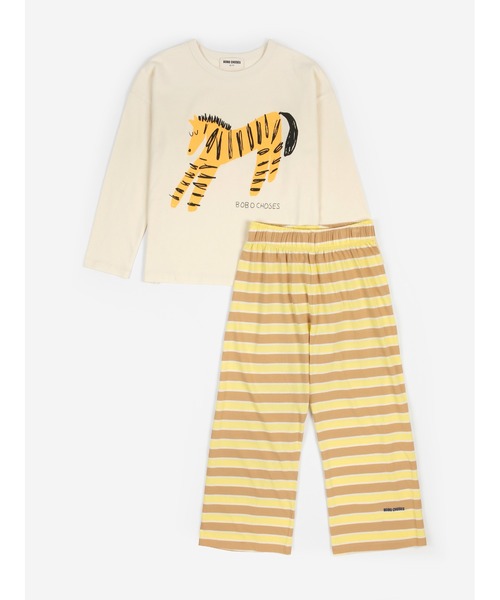 BOBO CHOSES（ボボショーズ） ルームウェア Zebra loungewear set