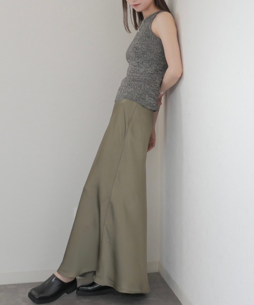 「Reurie'」 ノースリーブニット FREE ブラック レディース_画像7