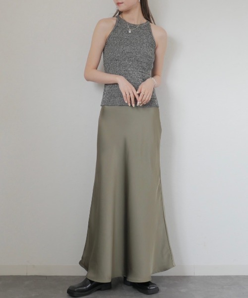 「Reurie'」 ノースリーブニット FREE ブラック レディース_画像8