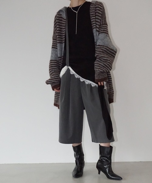 tシャツ アシンメトリーデザイントップス chw25a108 レディース メンズの画像