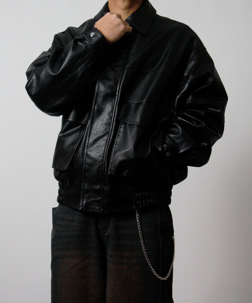 NYLAUS（ナイラス） ブルゾン アウター 「Nylaus」オーバーサイズPU