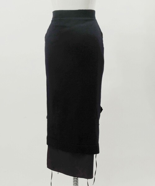 RIV NOBUHIKO リブノブヒコ　スカート　ブラック RIV NOBUHIKO リブノブヒコ スカート ブラック