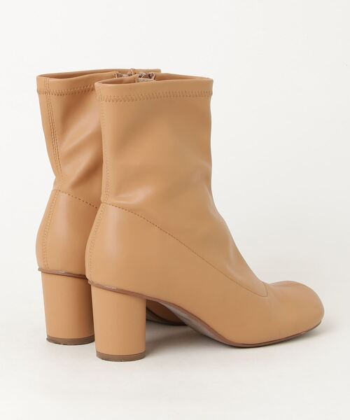 「mio notis」 ショートブーツ 39 ベージュ レディース_画像2