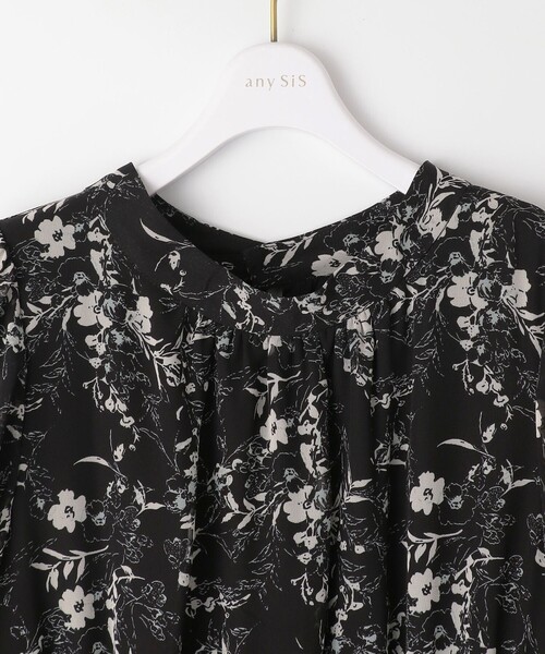 「ANY SIS」 半袖ワンピース 2 ベージュ レディース_画像9