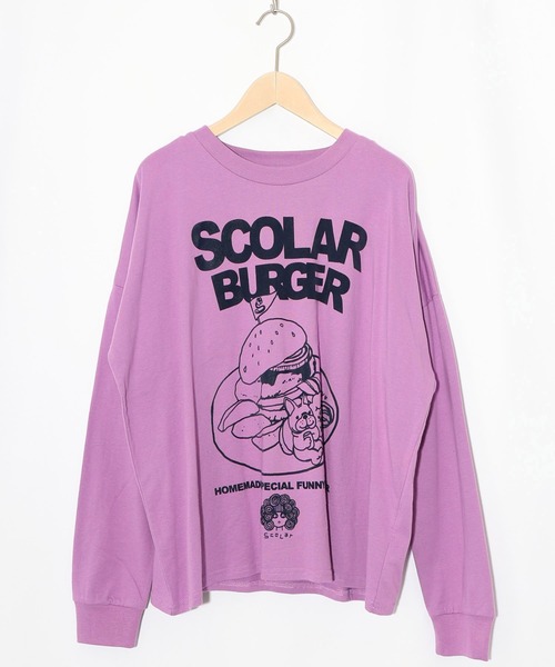 ScoLar（スカラー） tシャツ 153701：わんちゃん×スカラー特製バーガー