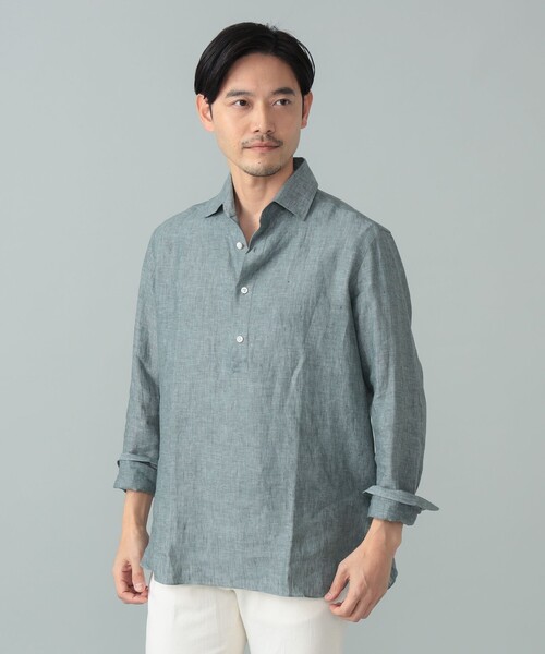 シャツ Maria Santangelo / POLO JP リネン プルオーバー シャツ メンズの画像