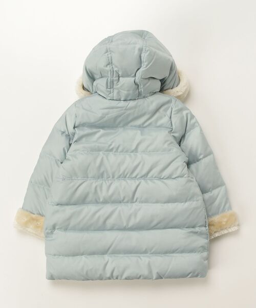 「PETIT BATEAU」 「KIDS」ダウンコート - グリーン キッズ_画像2