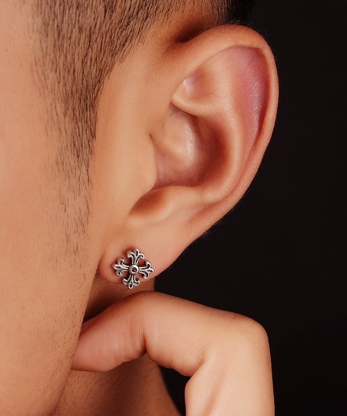 ピアス misa MASHIRO ピアス クロスワンポイントピアス ユニセックス(MA/EK458