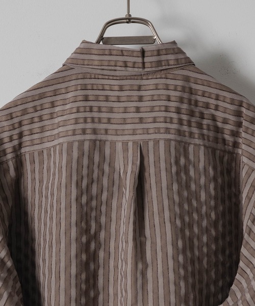「Casper John」 半袖シャツ LARGE ベージュ メンズ_画像9