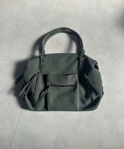 ショルダーバッグ バッグ ダブルジップ2WAYボストンショルダーバッグ/Y2K レディース | lulufa | 22