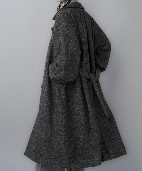 HARE（ハレ） コート チェスターコート コクーンスリーブラメロング
