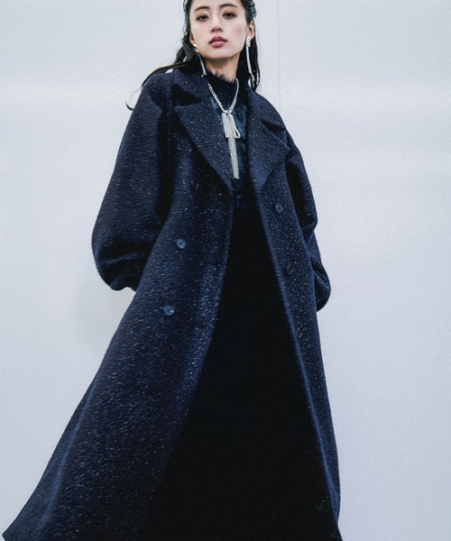 HARE（ハレ） コート チェスターコート コクーンスリーブラメロング