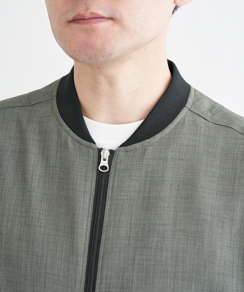 「ikka」 ブルゾン L ネイビー メンズ_画像2