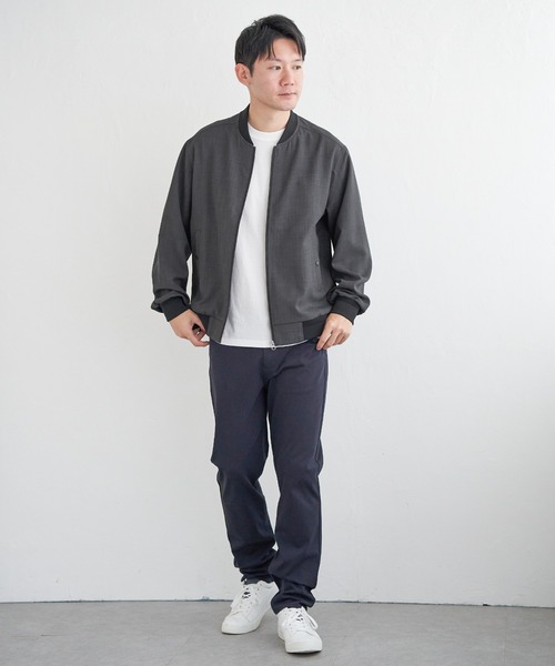 「ikka」 ブルゾン L ネイビー メンズ_画像7