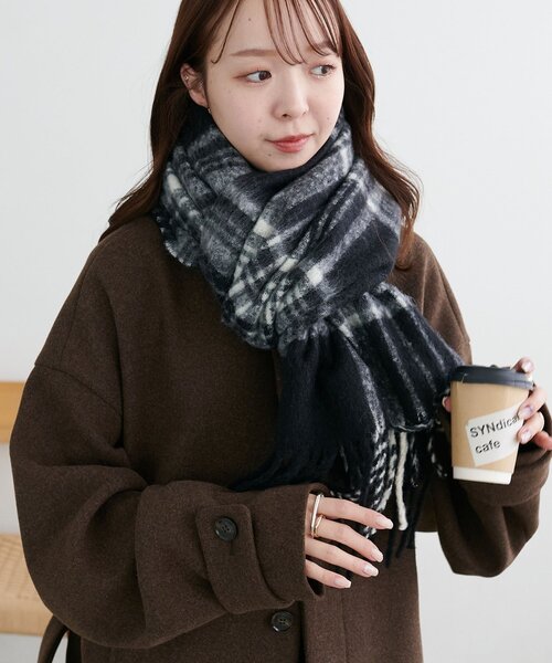 Discoat（ディスコート） マフラー ストール 「ユニセックス」リング糸