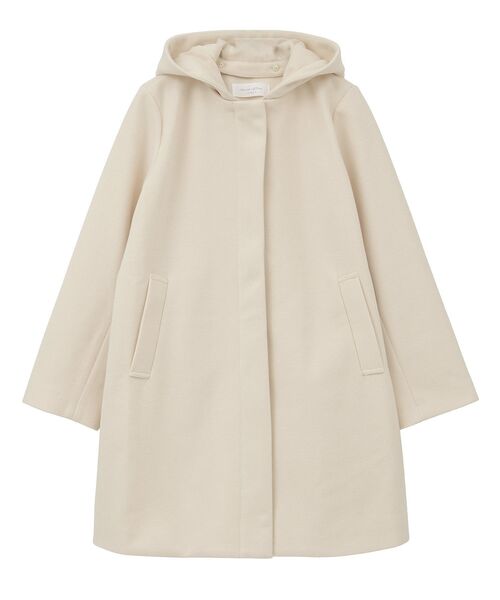 Green Parks（グリーンパークス） ノーカラーコート コート 2wayフード