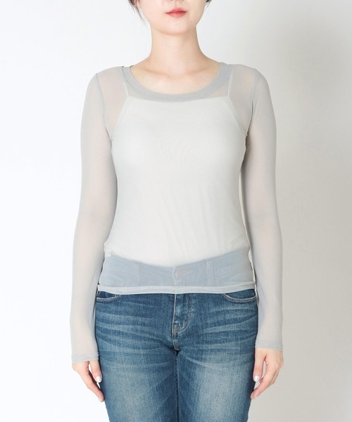 「Cepica」 長袖カットソー FREE ブラック レディース_画像2