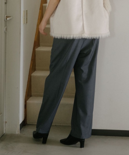 「DOUX ARCHIVES」 イージーパンツ FREE ベージュ レディース_画像8
