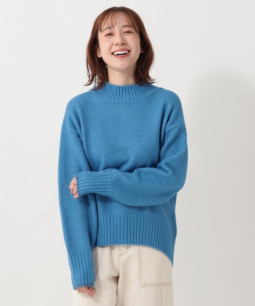 Afternoon Tea（アフタヌーンティー） tシャツ ふわもちニット袖口配色