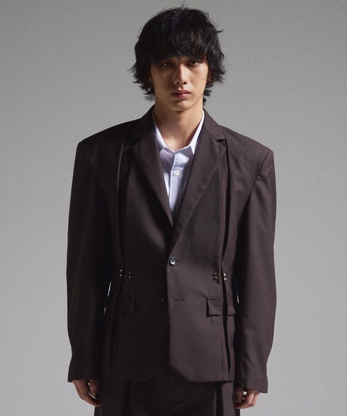 GRANCY ジャケット テーラードジャケット 「GRANCY」Pierced Tuck