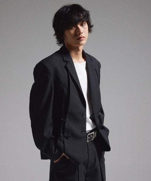 Y*）様 GRANCY ピアスデザイン テーラードジャケット スラックス セット GRANCY ジャケット テーラードジャケット 「GRANCY」Pierced Tuck