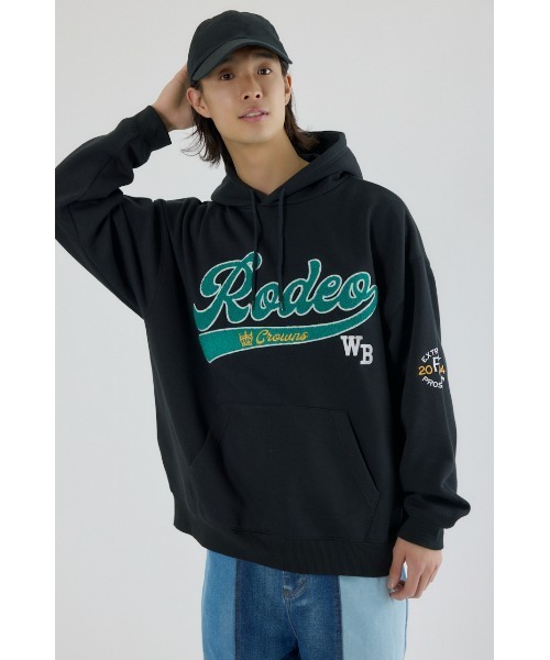 メンズパッチパーカー♡RODEO CROWNS ロデオクラウンズ タグ付き RODEO CROWNS WIDE BOWL（ロデオクラウンズワイドボウル） パーカー