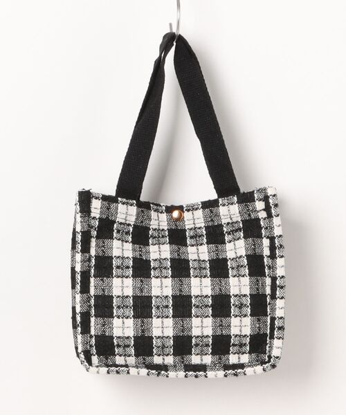 Mignonjour トートバッグ Mignonjour/チェック柄ミニトートバッグ