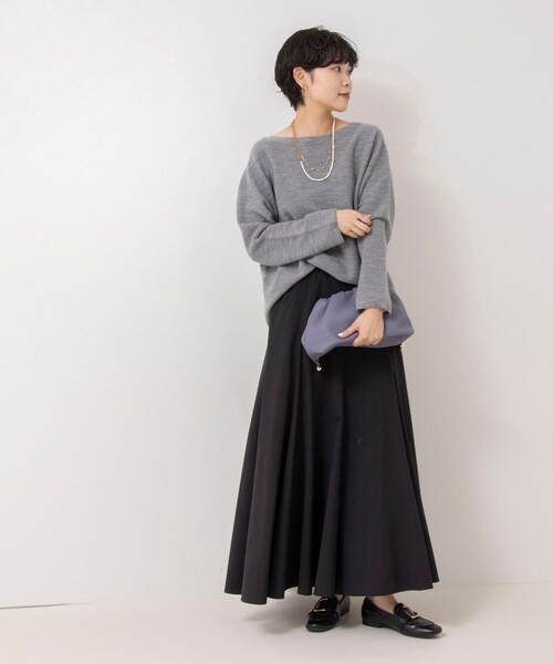 「NOLLEY'S」 フレアスカート 1 ベージュ レディース_画像2