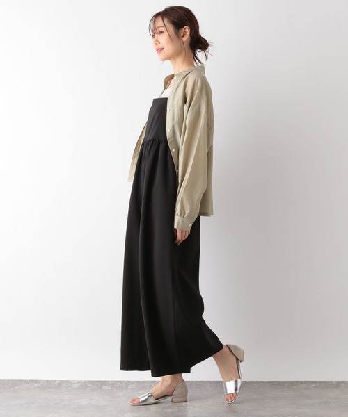 シャーリングオールインワン グローバルワーク GLOBAL WORK GLOBAL WORK（グローバルワーク） オールインワン FREE ブラック