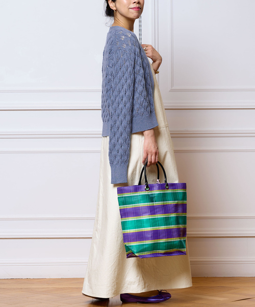 「IENA LA BOUCLE」 ニットカーディガン - ブルー レディース_画像4