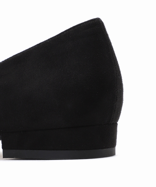 「LE TALON」 フラットパンプス 23.5cm グレー レディース_画像5