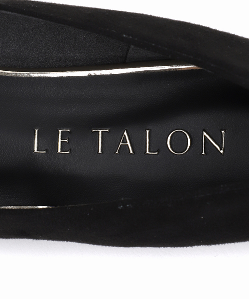 「LE TALON」 フラットパンプス 23.5cm グレー レディース_画像8