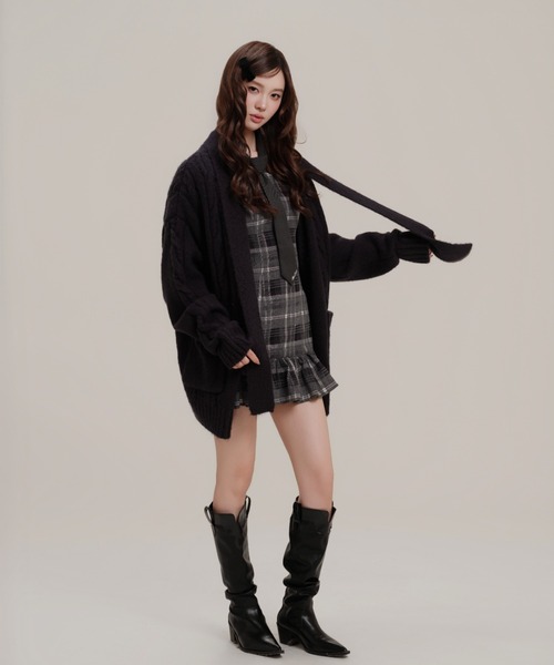 Silentand カーディガン Merci Wrap Knit Cardigan レディース